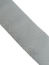 Plain white knitted skinny  tie